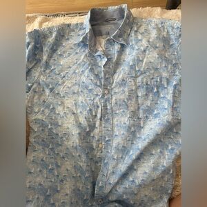 Izod Light Blue Denim Shirt XL